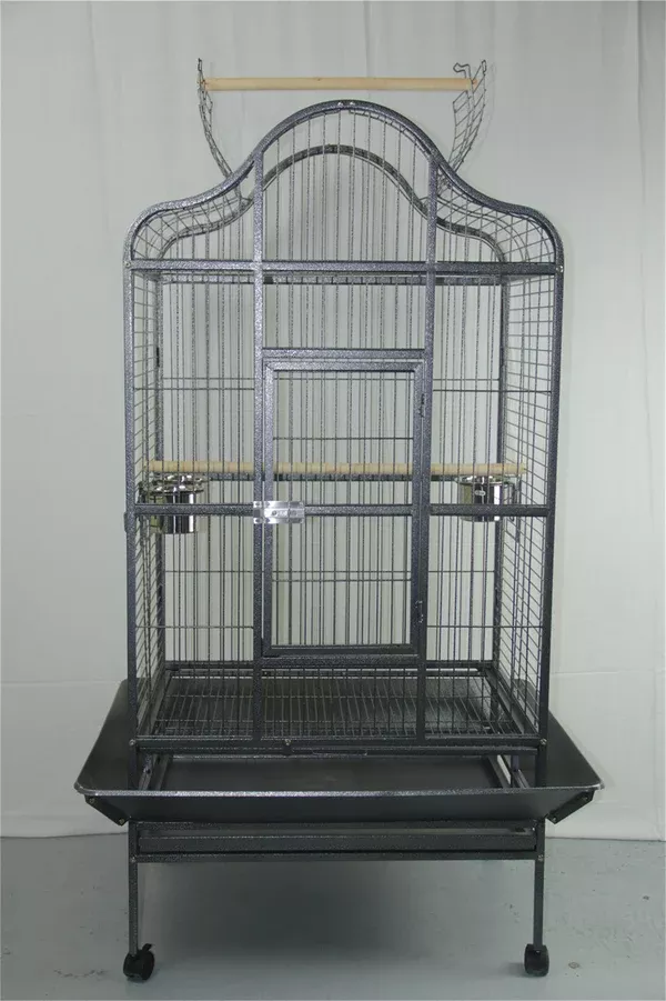 180cm Large Bird Cage | Pet Parrot Aviary With Perch and Castor Wheels