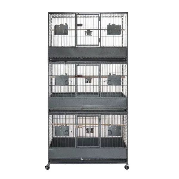 187cm XL Triple Stackers Breeding Bird Parrot Cage - Cockatoos Aviary | Bird Lover's Dream