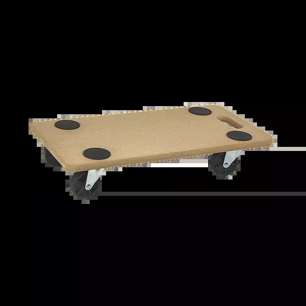 200kg Heavy Duty Hand Dolly Furniture Wooden Trolley Cart Moving Platform Mover