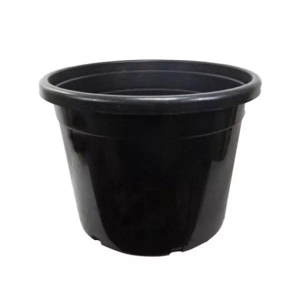 #25 Gallon Black Resin Nursery Pot – Single