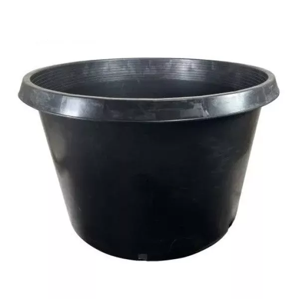 #45 Gallon Black Resin Nursery Pot – Single