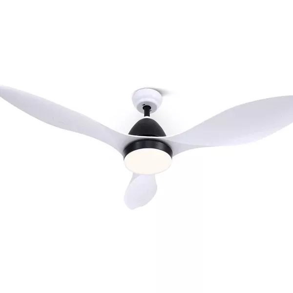 48'' Ceiling Fan Light & Remote | White | 3 Blades