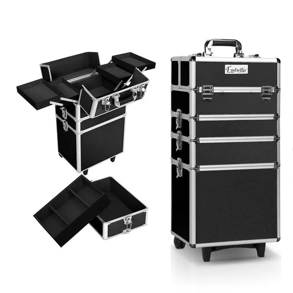 7 in 1 Portable Makeup Trolley | Embellir Cosmetic Beauty | Black