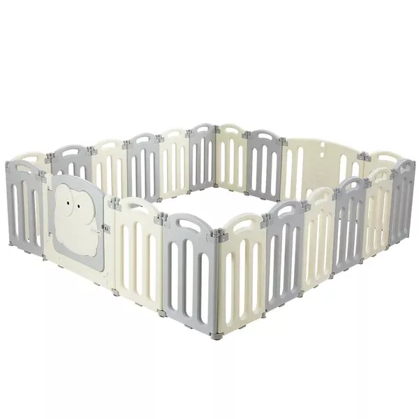 Baby Foldable Playpen | 20 Panels | Safety Play Activity Centre
