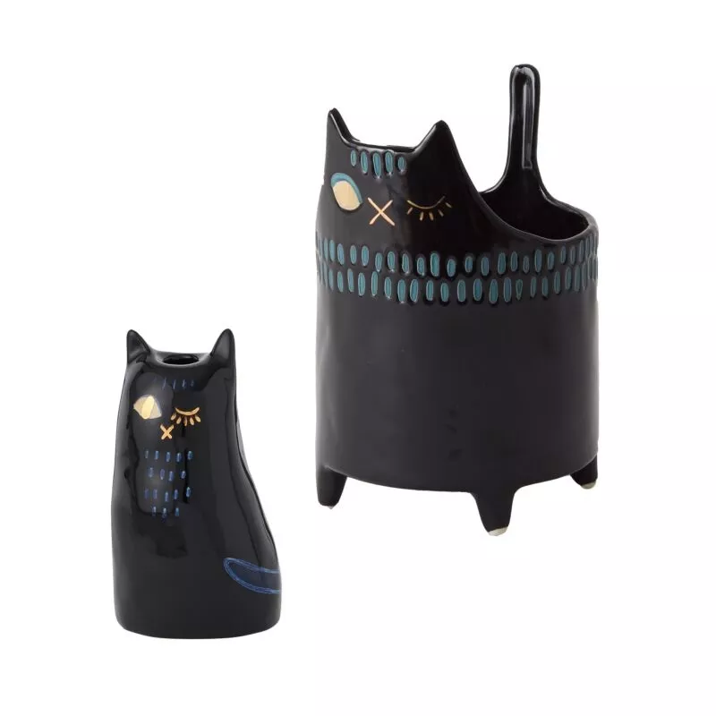 Black Cat Collection|5.5″x 7.5″ Pot