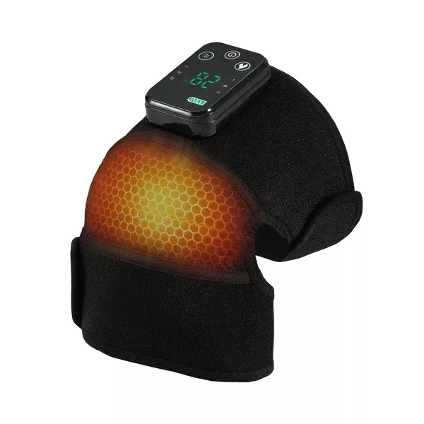 Heated Knee Massager | Cordless Knee Wrap with Vibration