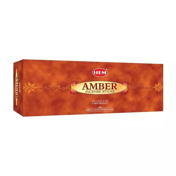HEM Amber Incense Sticks - 120 Sticks