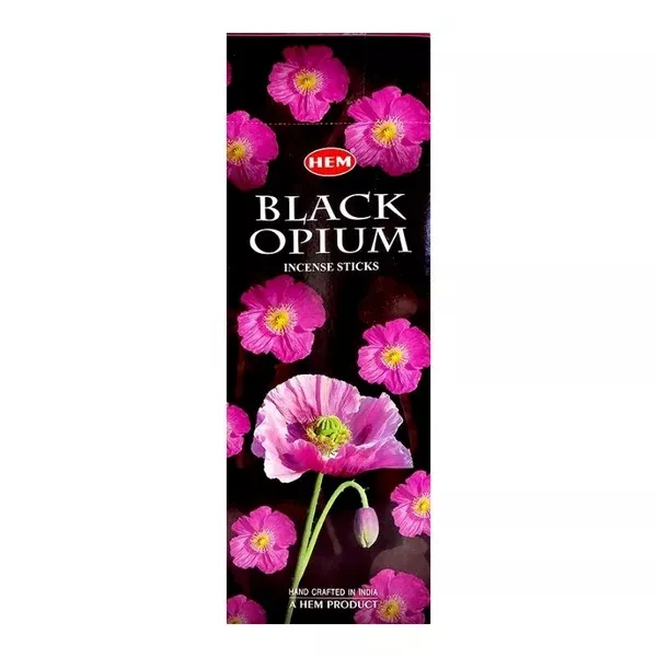 HEM Black Opium Incense Sticks - 120 Sticks