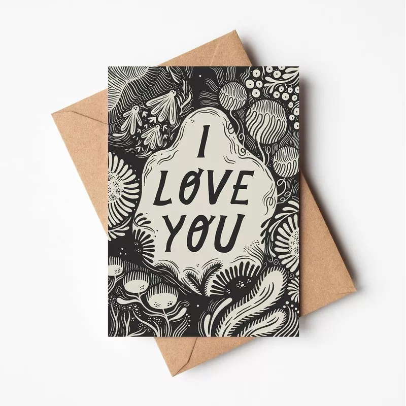 ‘I Love You’ Greetings Card