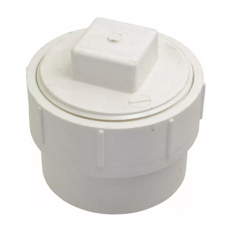Multi Fittings – 6" PVC Sewer Fitting Clean Out Slip X FPT