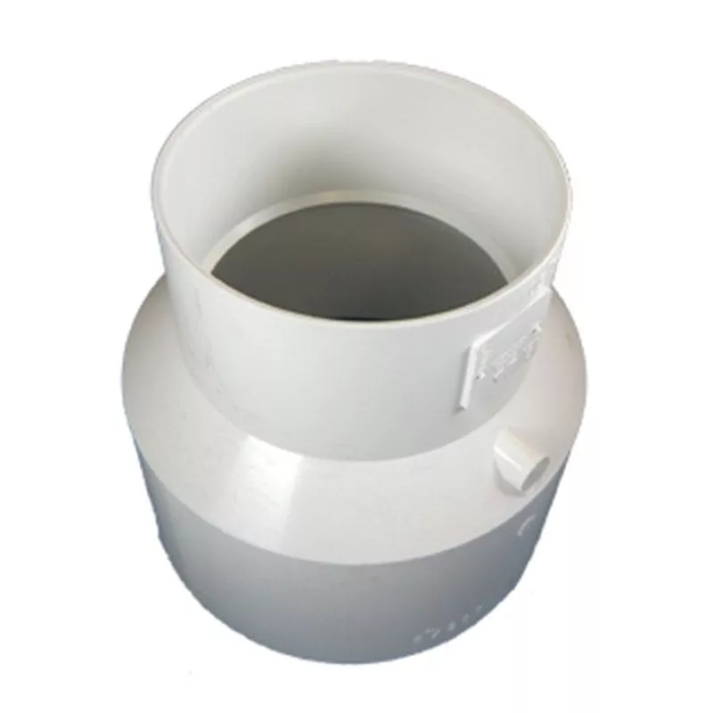 Multi Fittings – 8"X6" PVC Sewer Increaser Coupling Spigot X Spigot