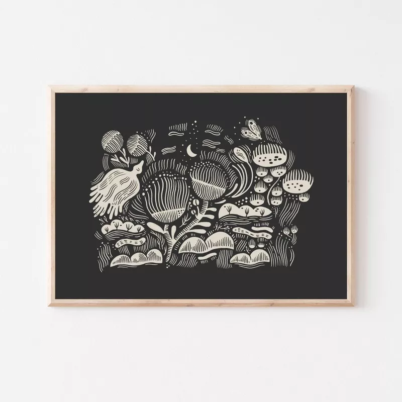 ‘Nature Heals’ Nature Art Print