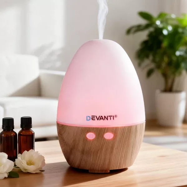 Ultrasonic Essential Oil Diffuser | 130ml | LED Lights | Iron | Forest
