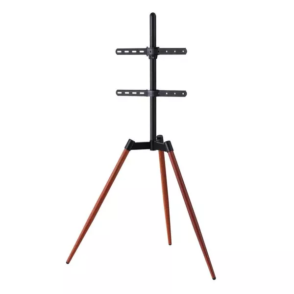 Wooden Tripod TV Stand | 32–65" | Height Adjustable | Easel Style
