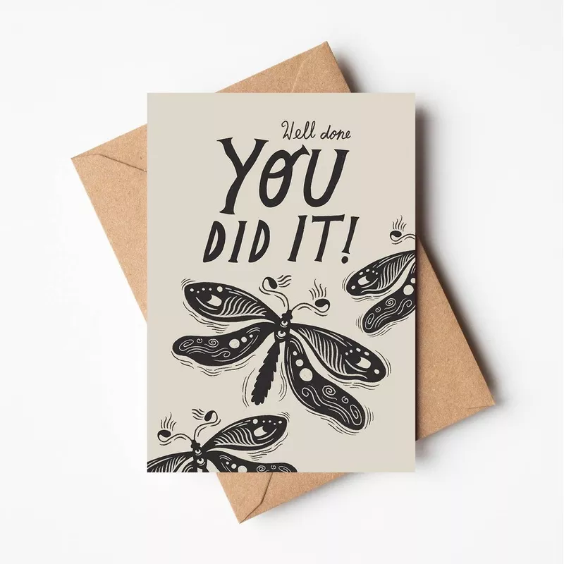 ‘You Did It!’ Congratulations Greetings Card