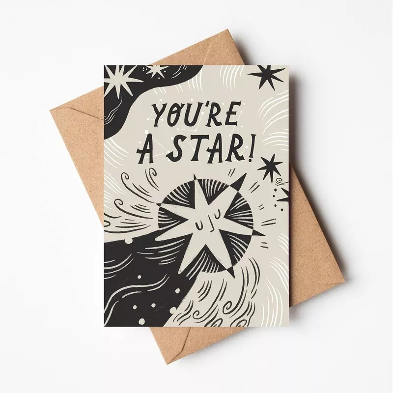‘You’re a Star!’ Congratulations Greetings Card